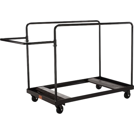 National Public Seating Folding Table Dolly For Vertical Storage, 71" Round Tables DY-71R